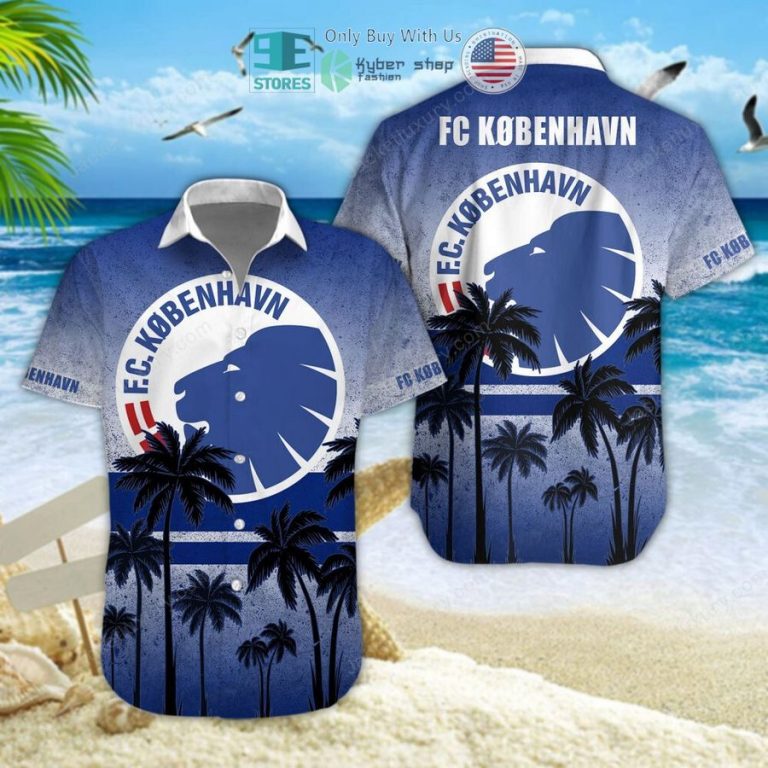 f c kobenhavn palm tree hawaiian shirt shorts 1 96826