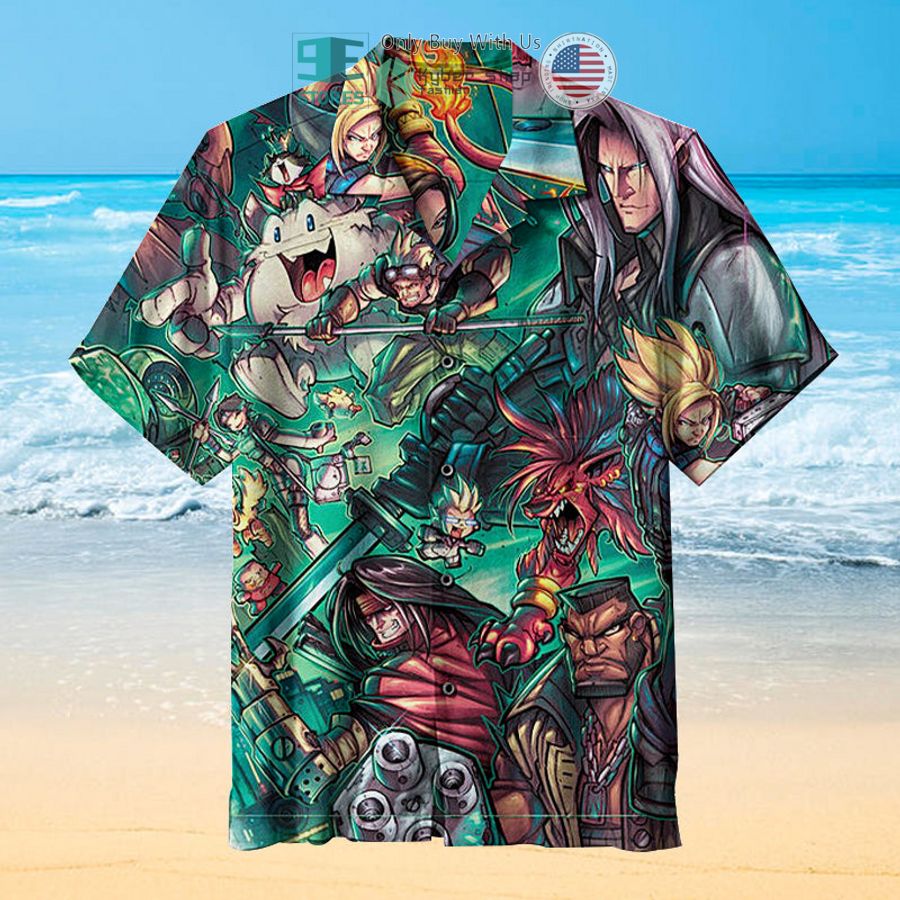 final fantasy hawaiian shirt 1 88385