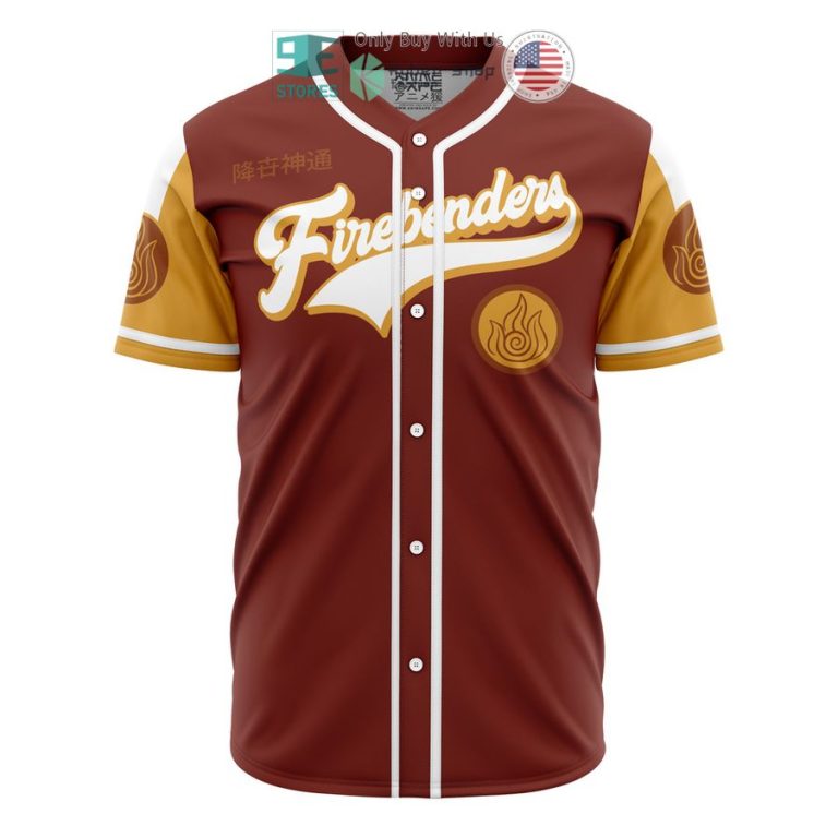 firebenders avatar baseball jersey 1 27665