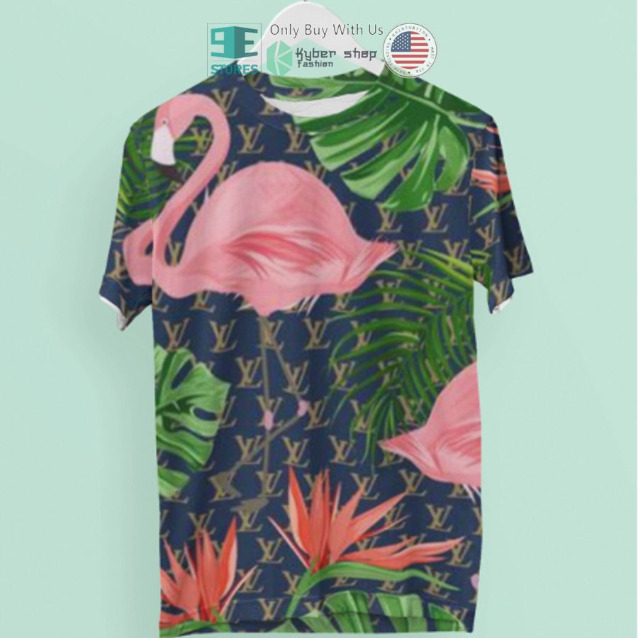 flamingo louis vuitton blue 3d t shirt 1 91600