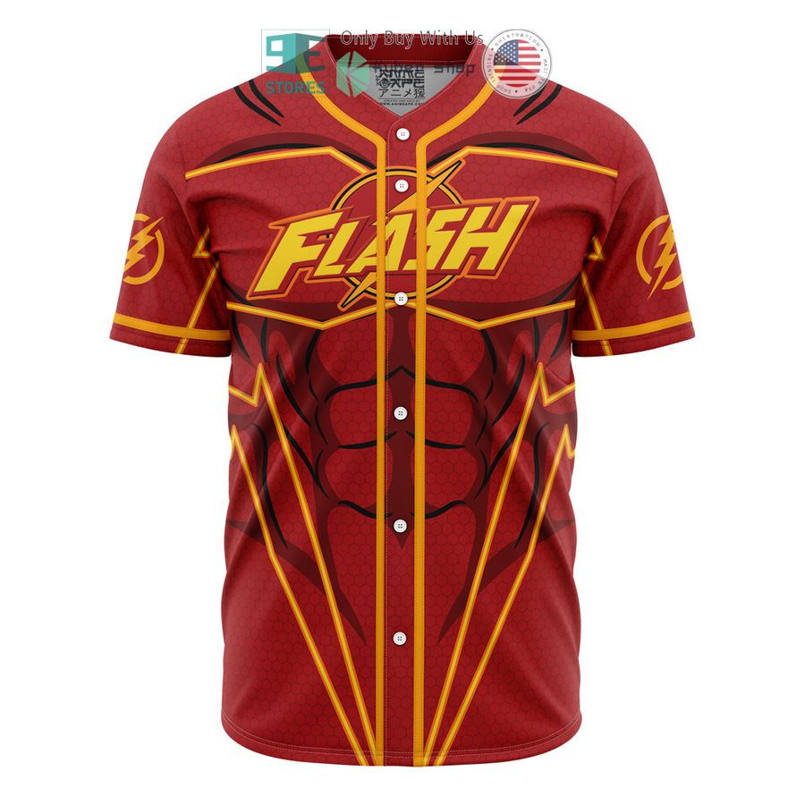 flash dc comics baseball jersey 1 73457