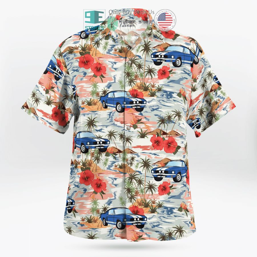 ford mustang paint hawaiian shirt shorts 1 90448