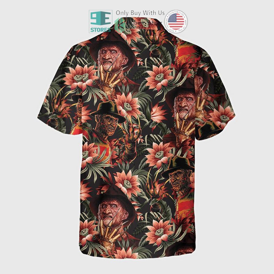 freddy krueger flowers hawaiian shirt 2 22833