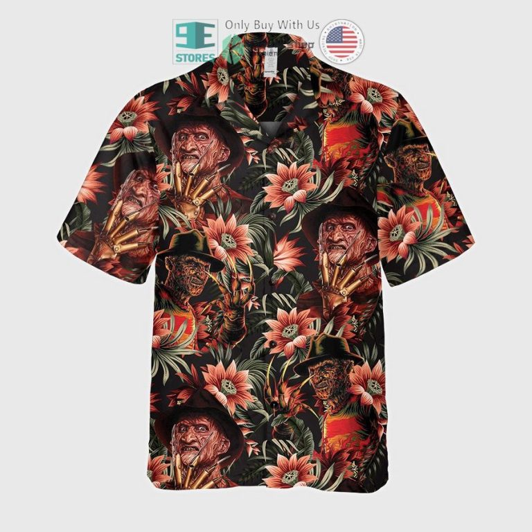 freddy krueger flowers hawaiian shirt 3 36045