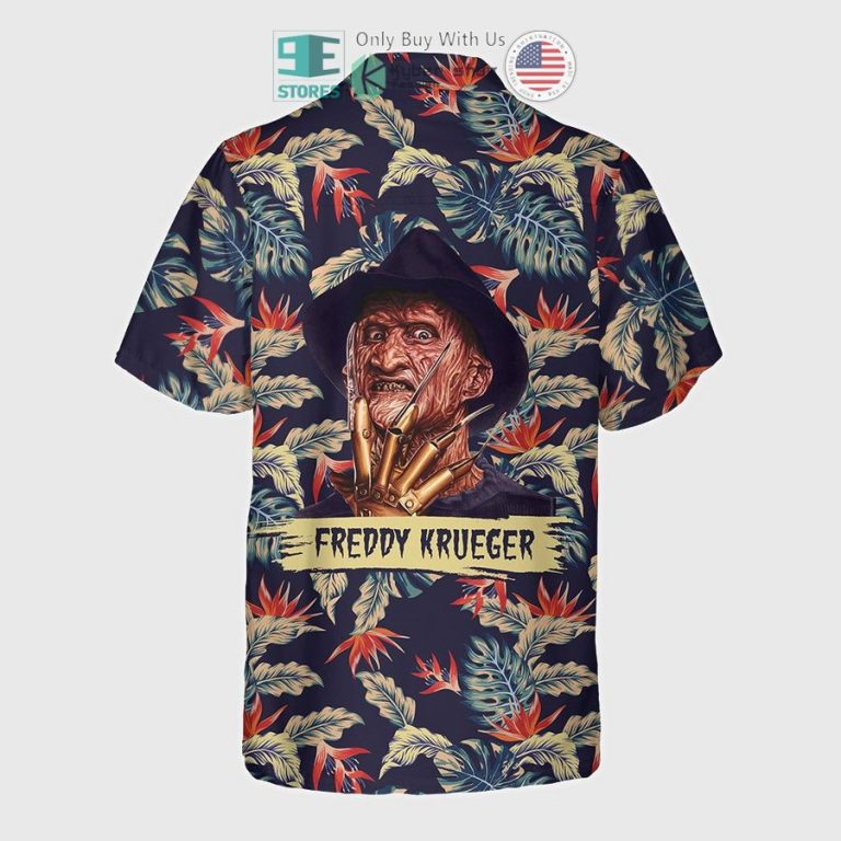 freddy krueger tropical leaves hawaiian shirt 2 68762