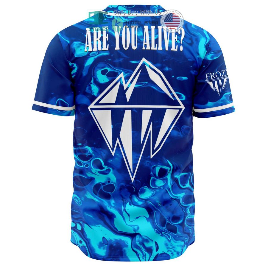 frozen alive logo are you alive baseball jersey 2 1035