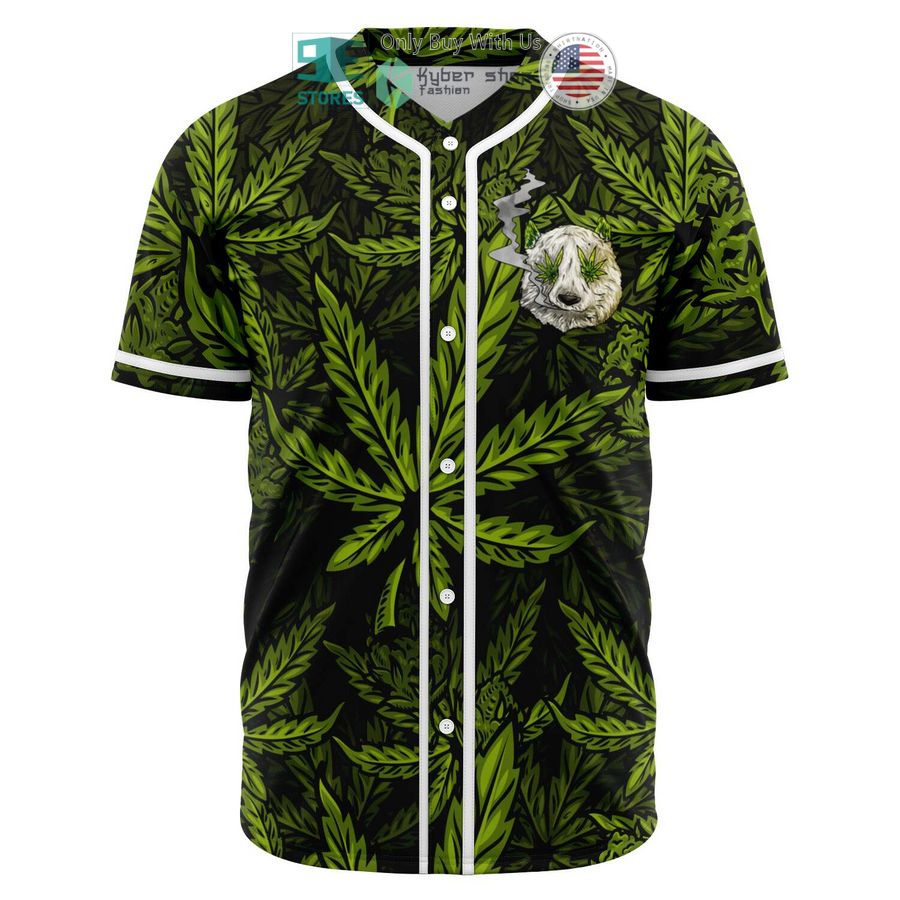 ganda panda cannabis baseball jersey 1 9344