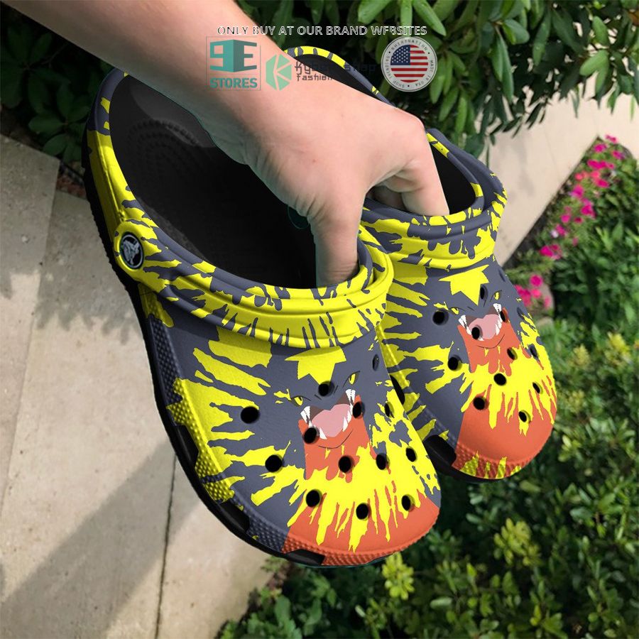garchomp tie dye face crocs crocband shoes 2 27524