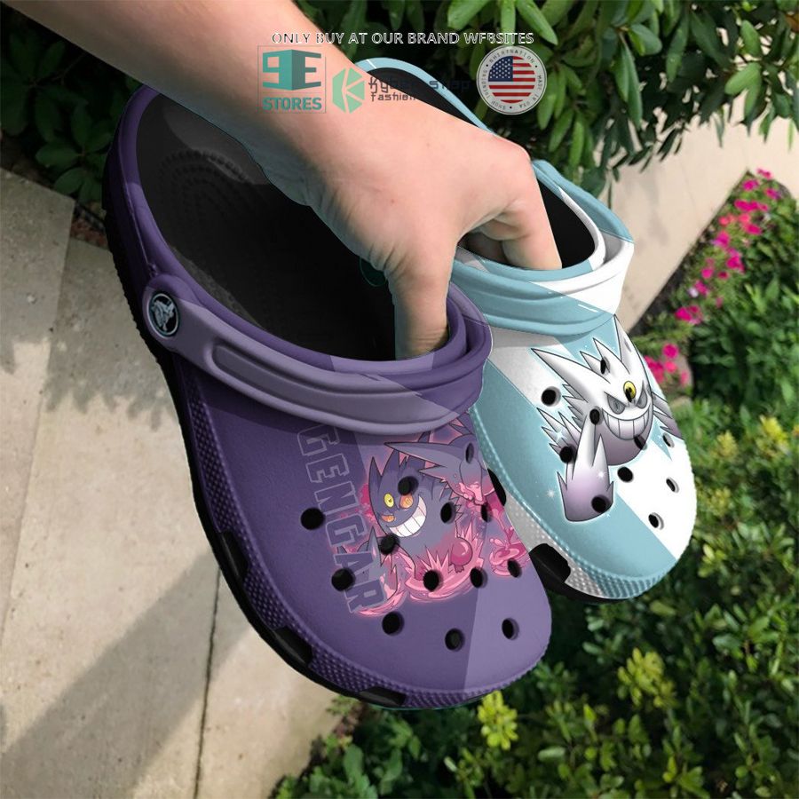 gengar purple blue crocs crocband shoes 2 70333