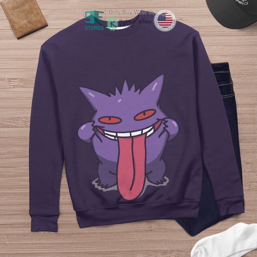 gengar purple pastel sweatshirt sweater 1 14992