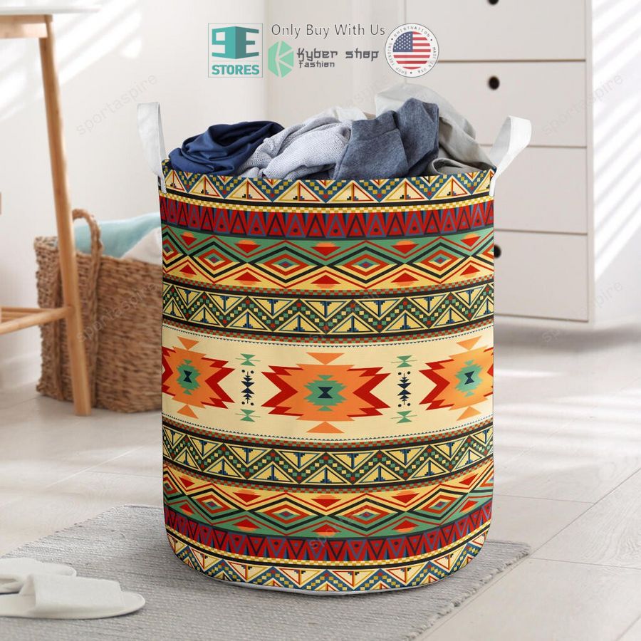 geometric pattern design laundry basket 1 96888