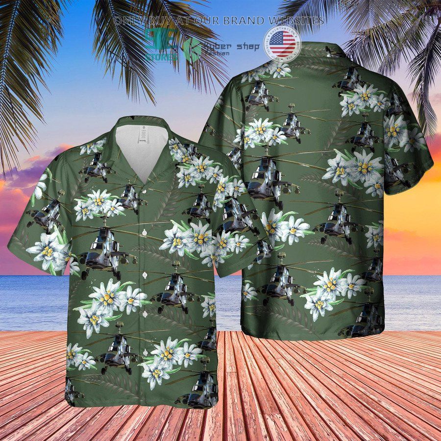 german armed forces bundeswehr kampfhubschrauber tiger hawaiian shirt 2 89205