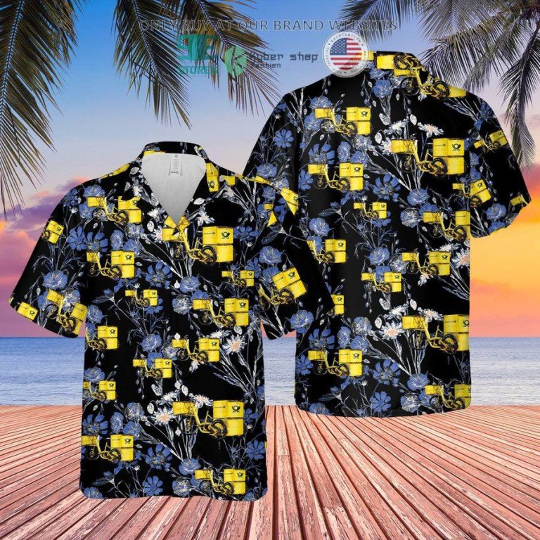 german deutsche post e trike hawaiian shirt shorts 3 17358