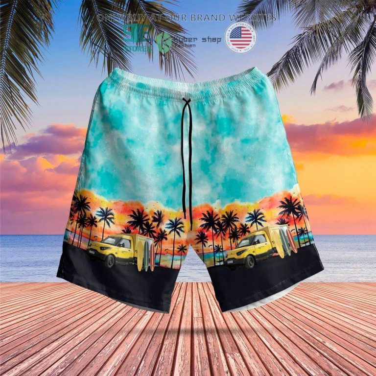 german deutsche post streetscooter hawaiian shirt shorts 3 51445