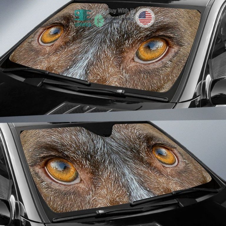 german shorthaired pointer dog eyes car sun shade 2 35673