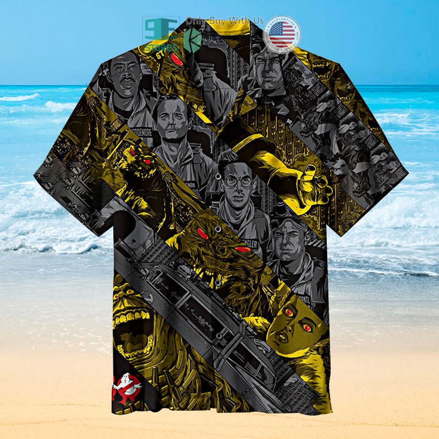ghostbusters characters art hawaiian shirt 1 61589
