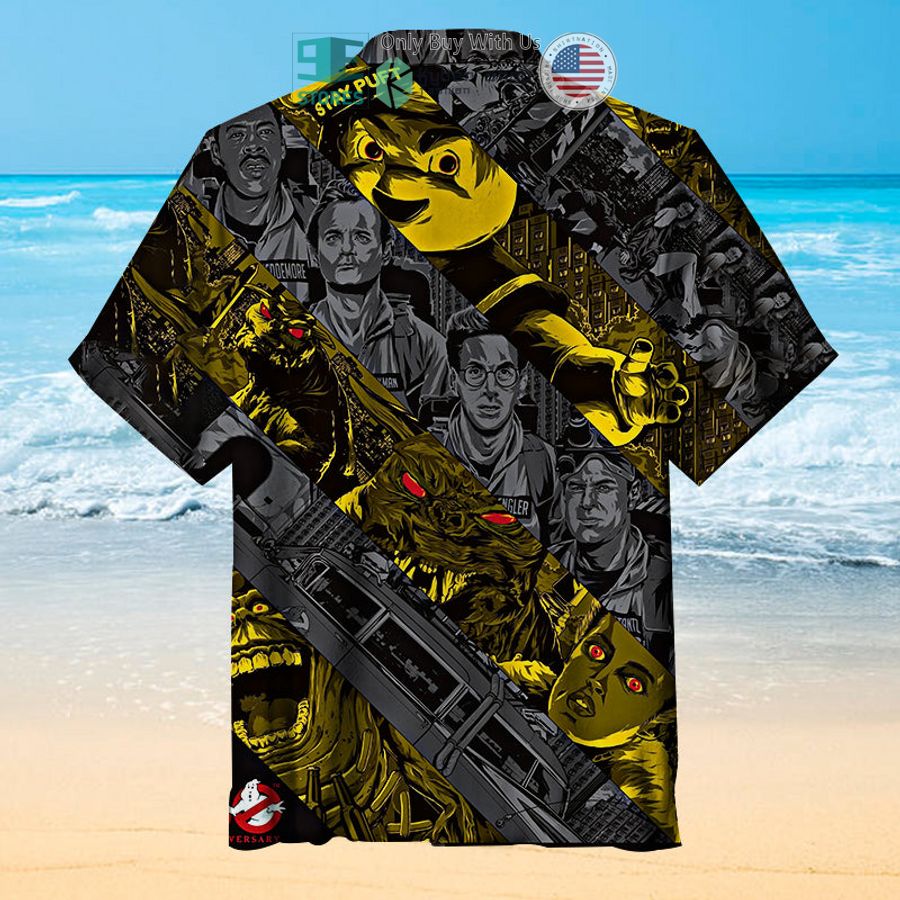 ghostbusters characters art hawaiian shirt 2 90576