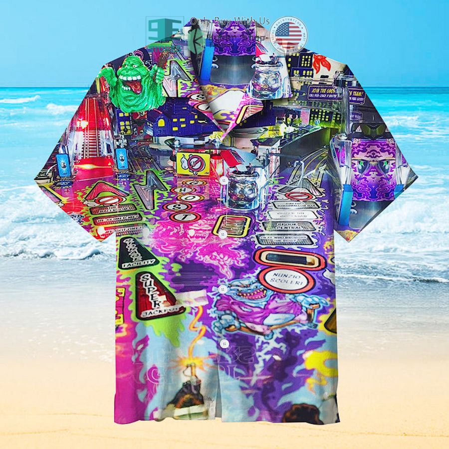 ghostbusters pinball hawaiian shirt 1 60715