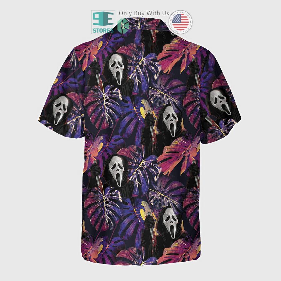 ghostface tropcial violet hawaiian shirt 2 52673