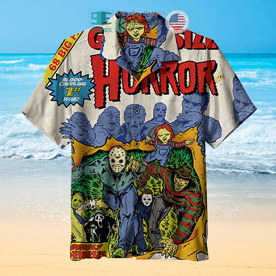 giant size horror hawaiian shirt 1 47469