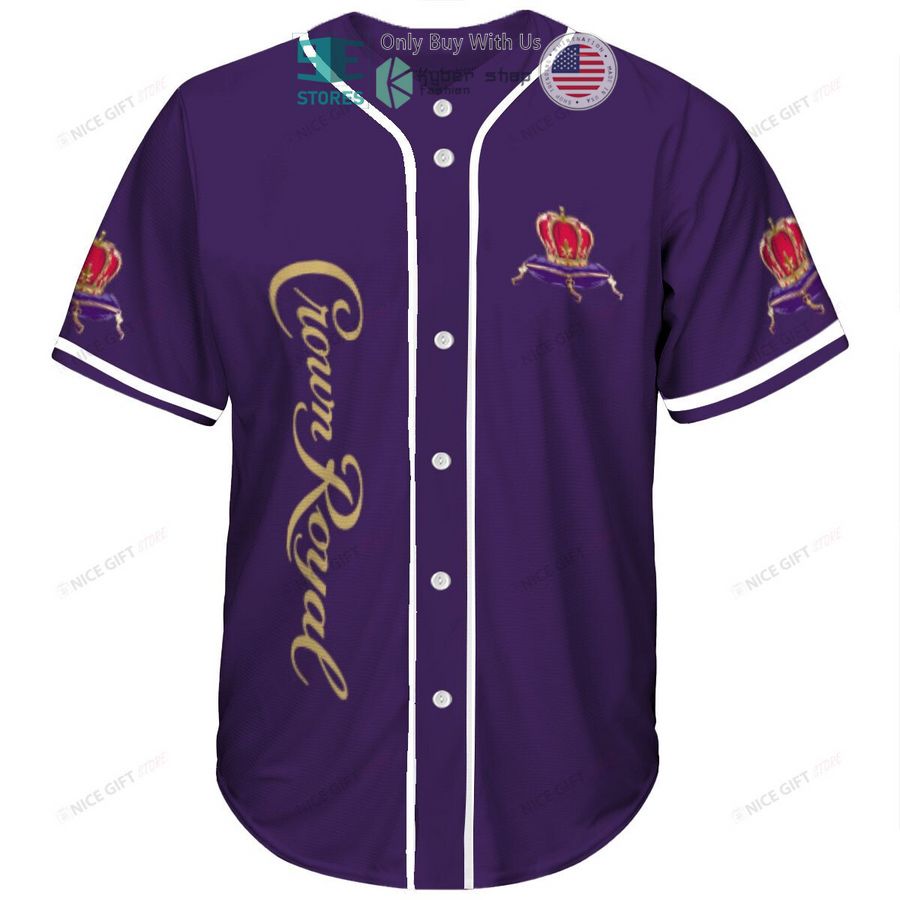 god first family second then crown royal purple baseball jersey 2 41271
