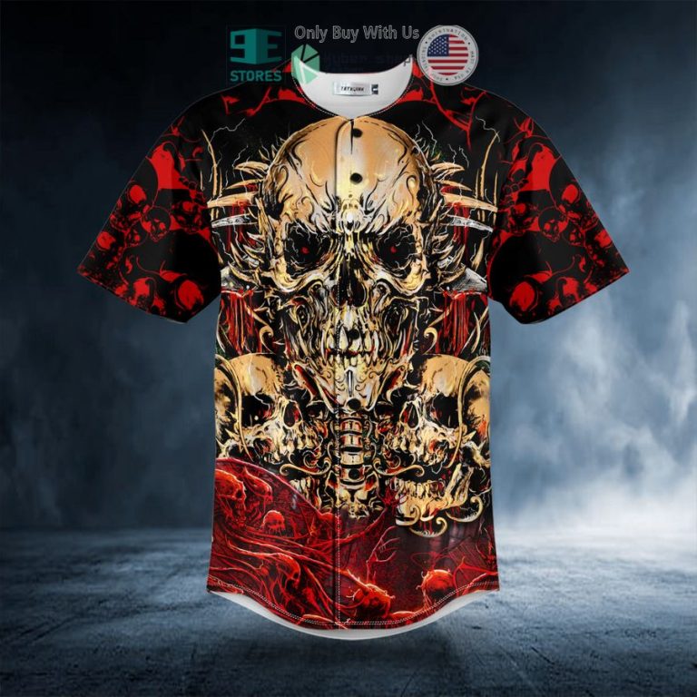 golden badass skull baseball jersey 3 23217