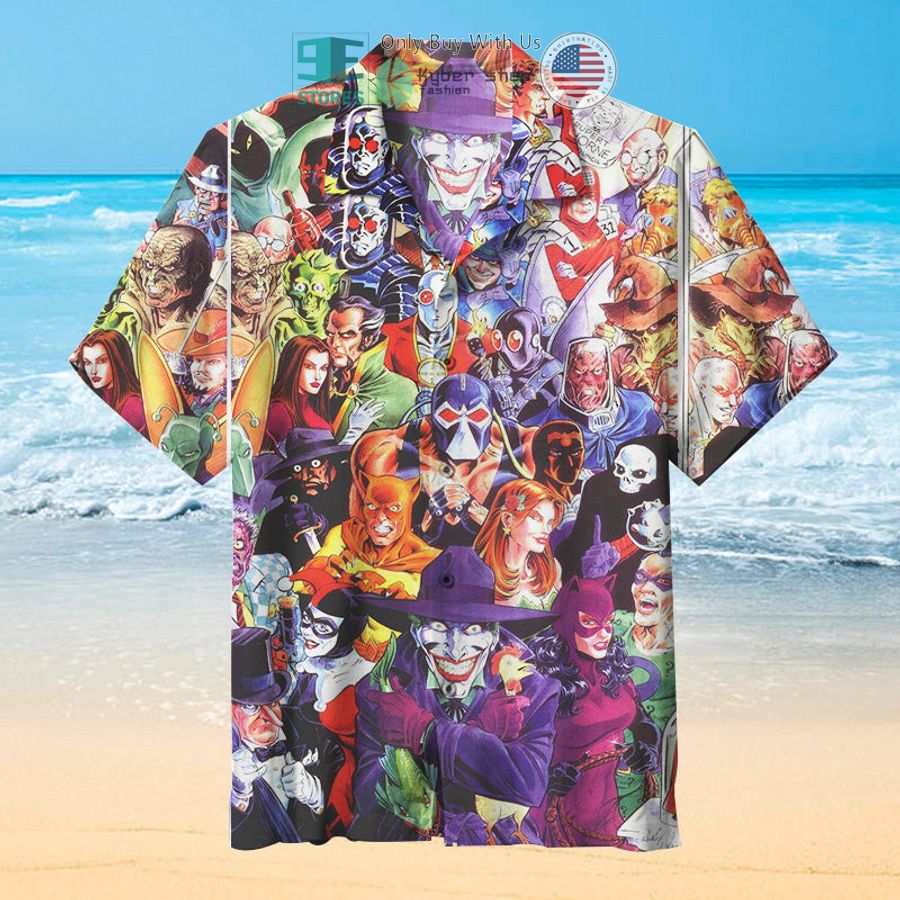 gotham villains hawaiian shirt 1 2809