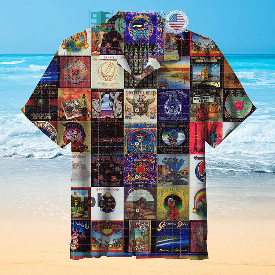 grateful dead album covers hawaiian shirt 1 89915