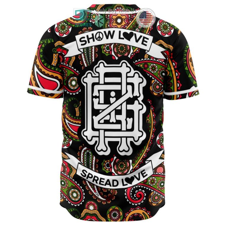 griz show love spread love paisley baseball jersey 3 16398