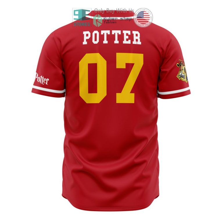 gryffindor lions house harry potter baseball jersey 3 35617