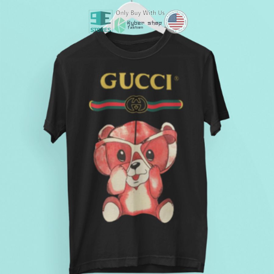 gucci bear black 3d t shirt 1 74242