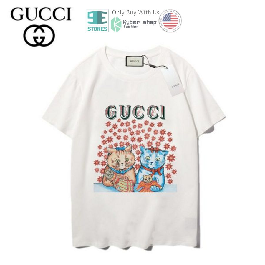 gucci cat family 3d t shirt 1 51409
