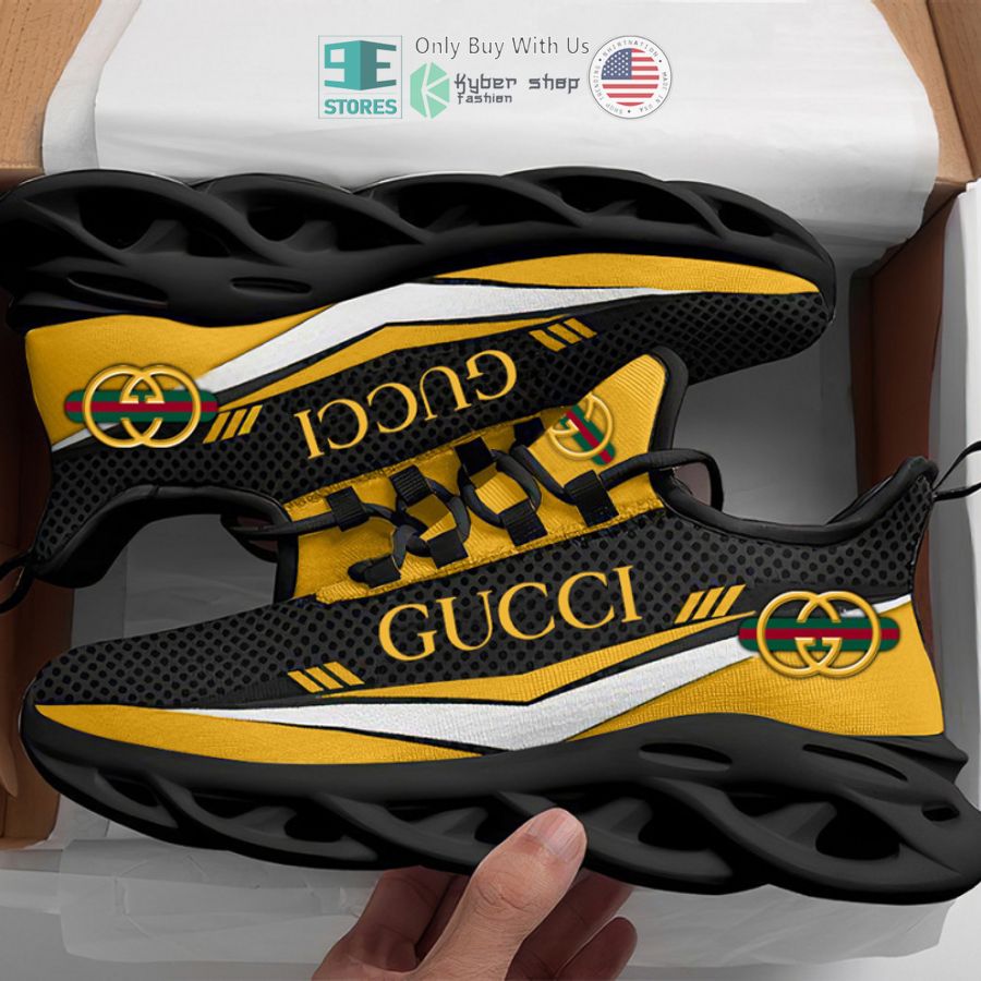 gucci gc brand logo yellow max soul shoes 2 39795