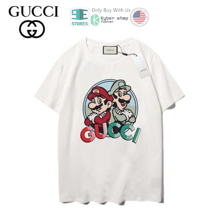 gucci mario white 3d t shirt 1 80958