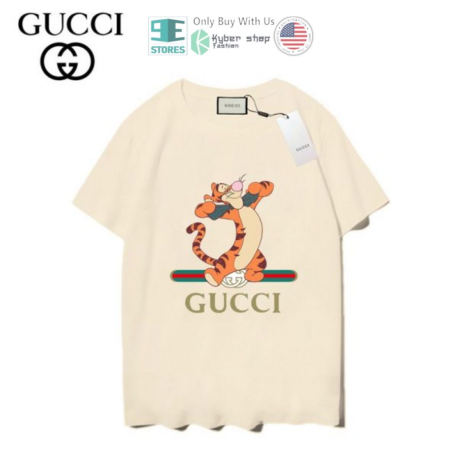 gucci tigger white 3d t shirt 1 80896