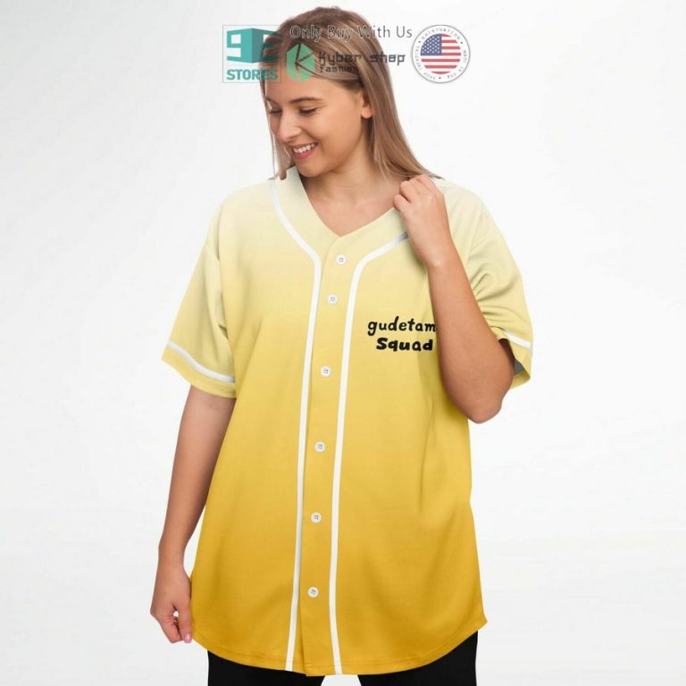 gudetama squad meh baseball jersey 2 85580