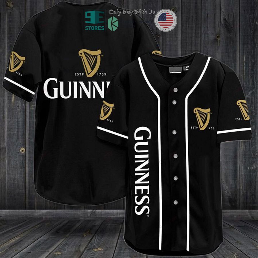 guinness logo baseball jersey 1 67103