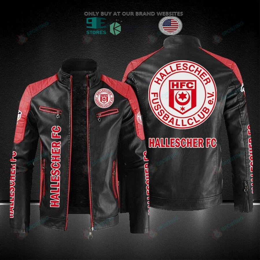 hallescher fc block leather jacket 1 98812