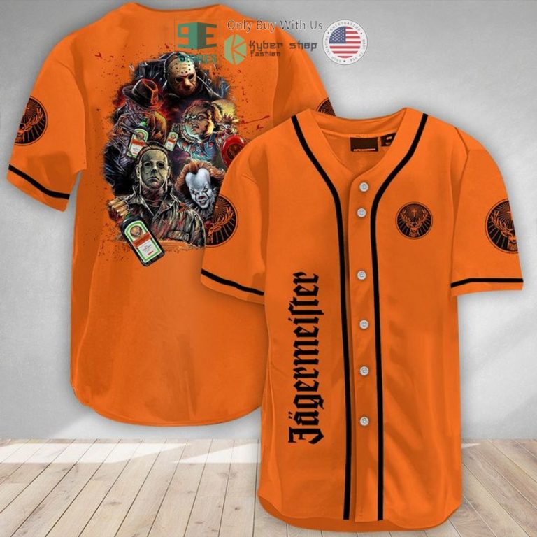 halloween horror characters jagermeister baseball jersey 1 54331