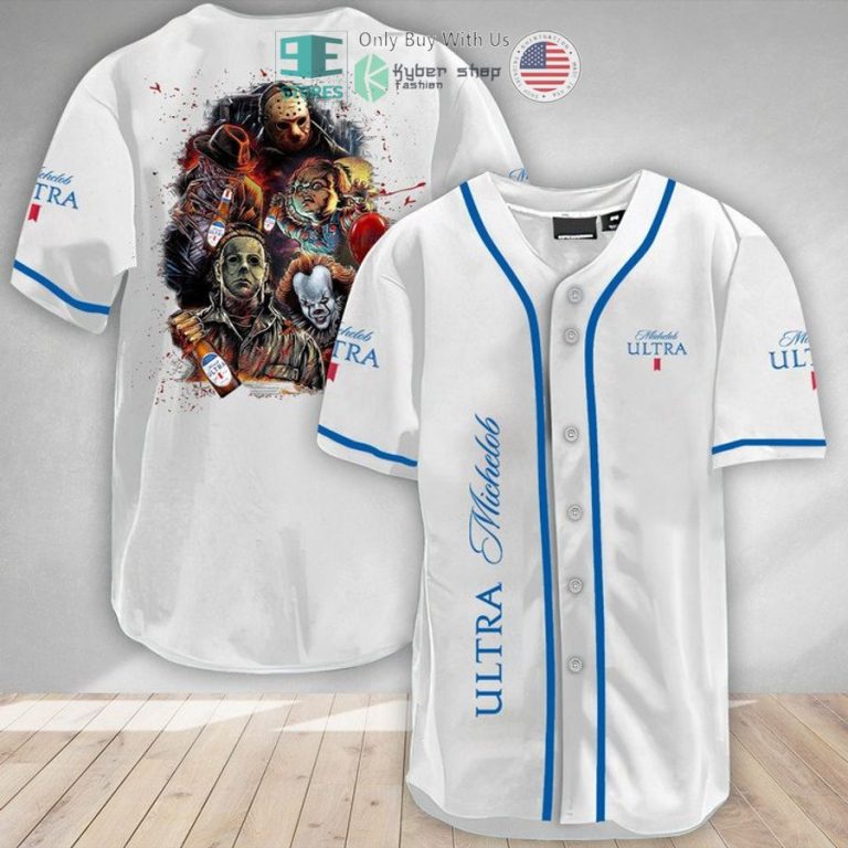 halloween horror characters michelob ultra baseball jersey 1 69259