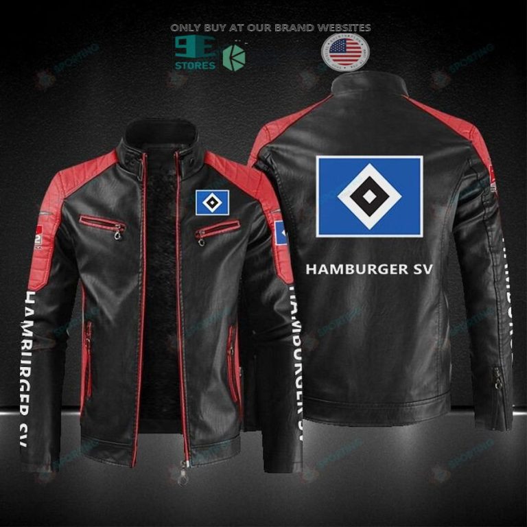 hamburger sv block leather jacket 3 69842