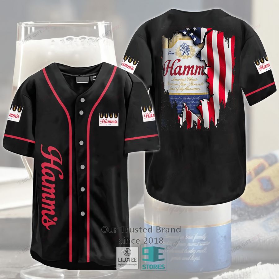 hamm s beer baseball jersey 1 36657