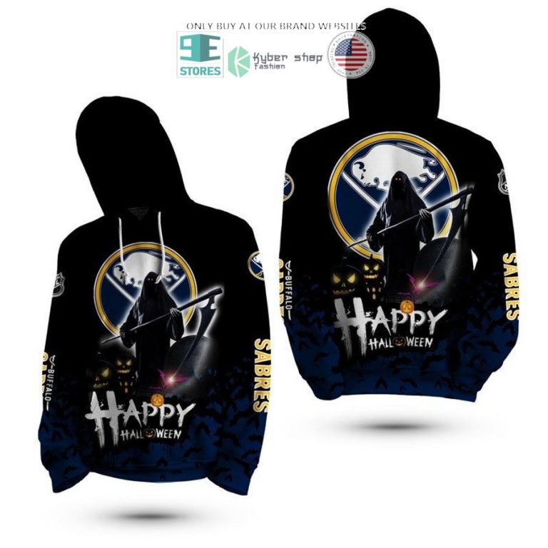 happy halloween grim reaper buffalo sabres 3d shirt hoodie 2 16756