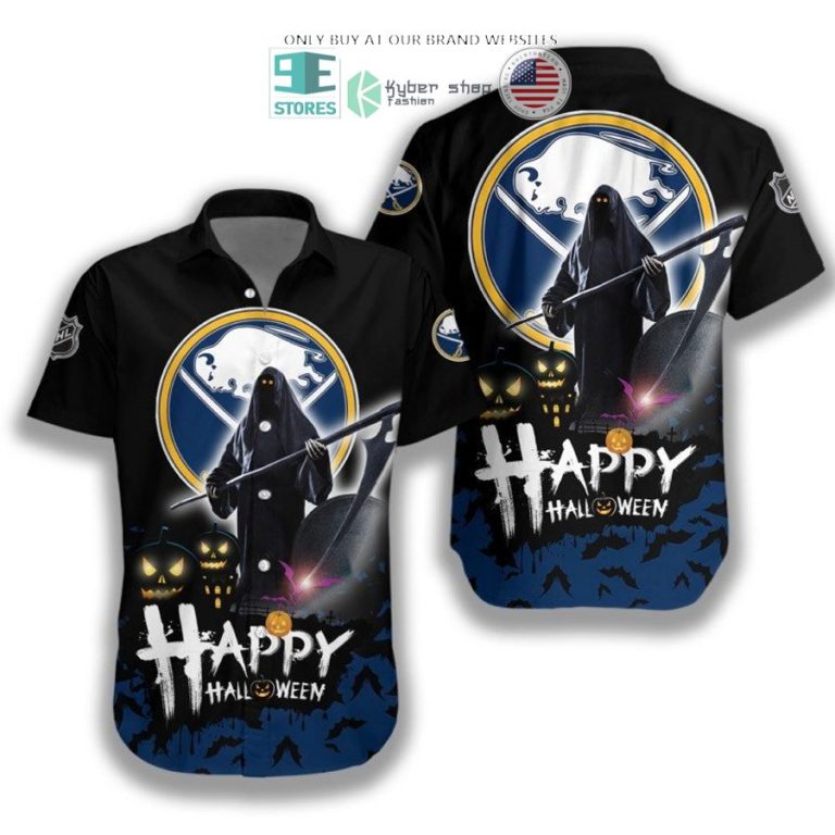 happy halloween grim reaper buffalo sabres hawaiian shirt 1 65873