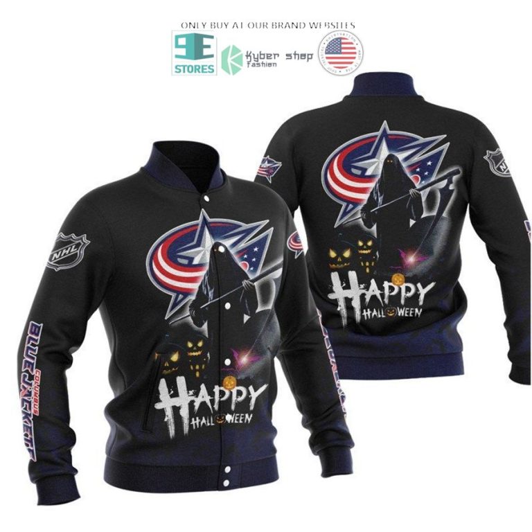 happy halloween grim reaper columbus blue jackets 3d shirt hoodie 3 34369