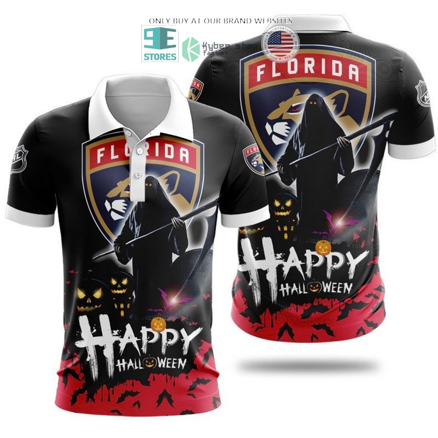 happy halloween grim reaper florida panthers 3d shirt hoodie 1 26230