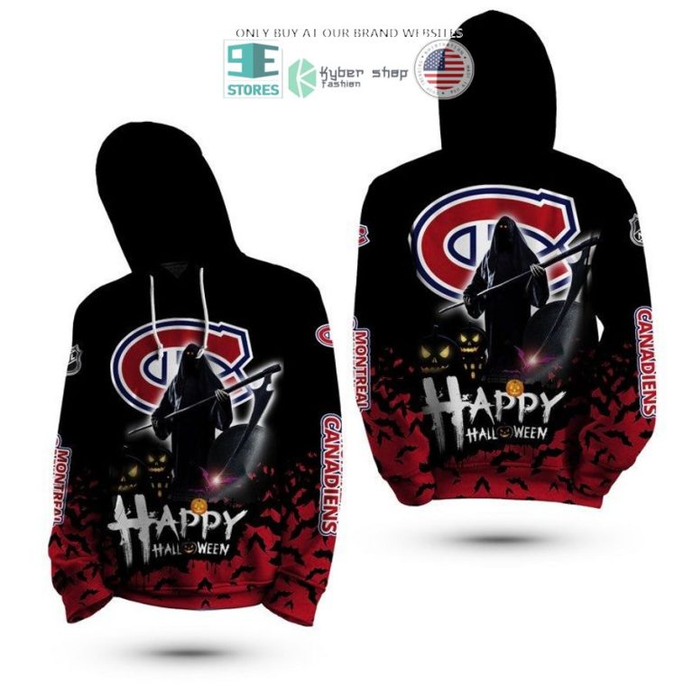 happy halloween grim reaper montreal canadiens 3d shirt hoodie 2 16967