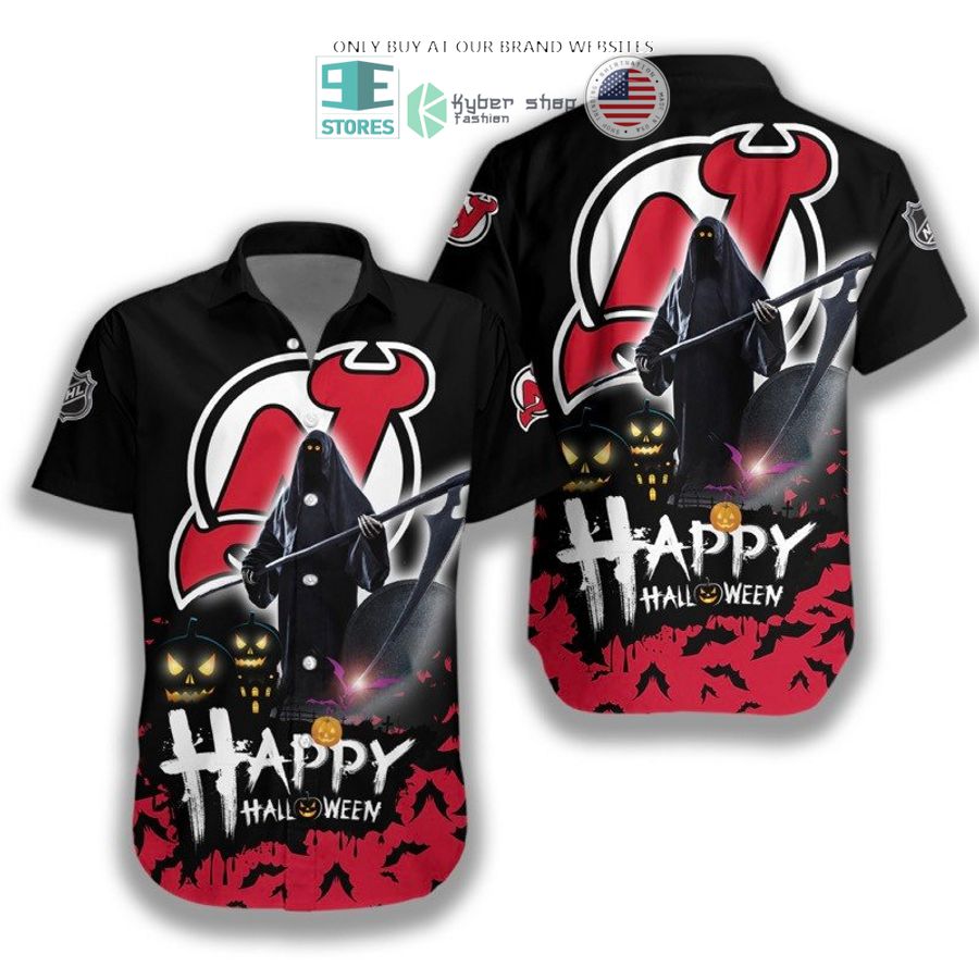 happy halloween grim reaper new jersey devils hawaiian shirt 1 46914