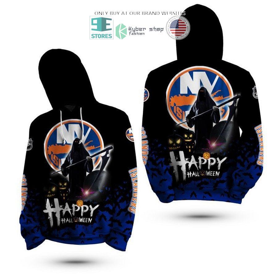happy halloween grim reaper new york islanders 3d shirt hoodie 2 98112