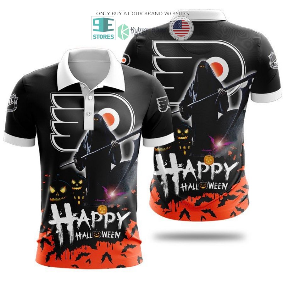 happy halloween grim reaper philadelphia flyers 3d shirt hoodie 1 30761